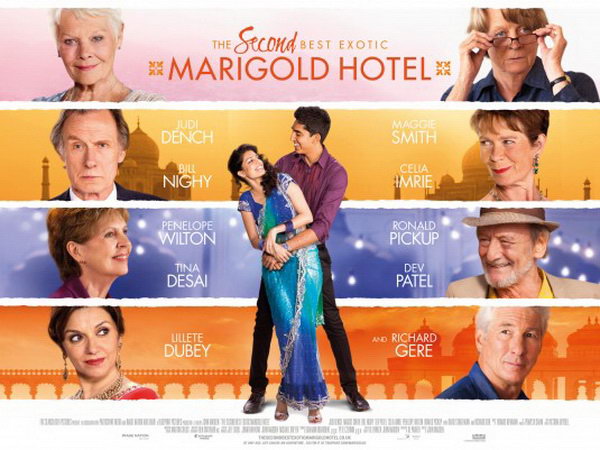 81678 Keleti nyugalom A masodik Marigold Hotel The Second Best Exotic Marigold Hotel plakat