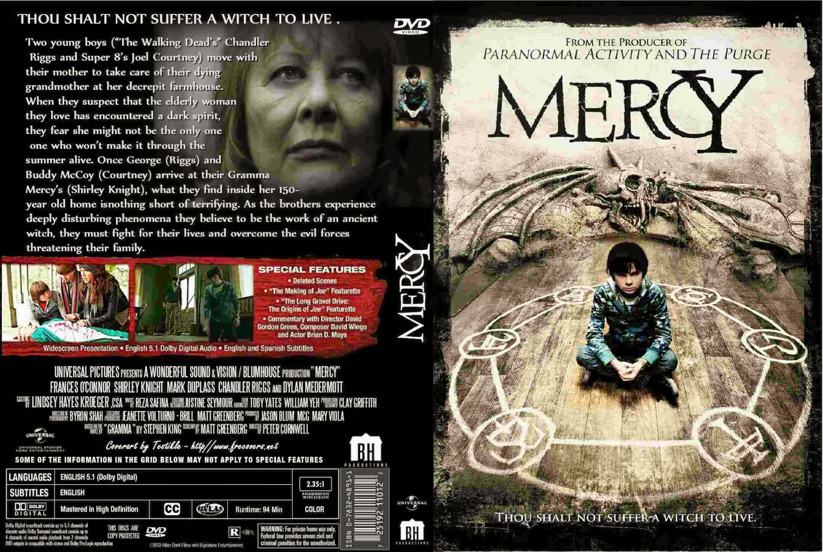 Mercy 2014 Cover DVD Movie