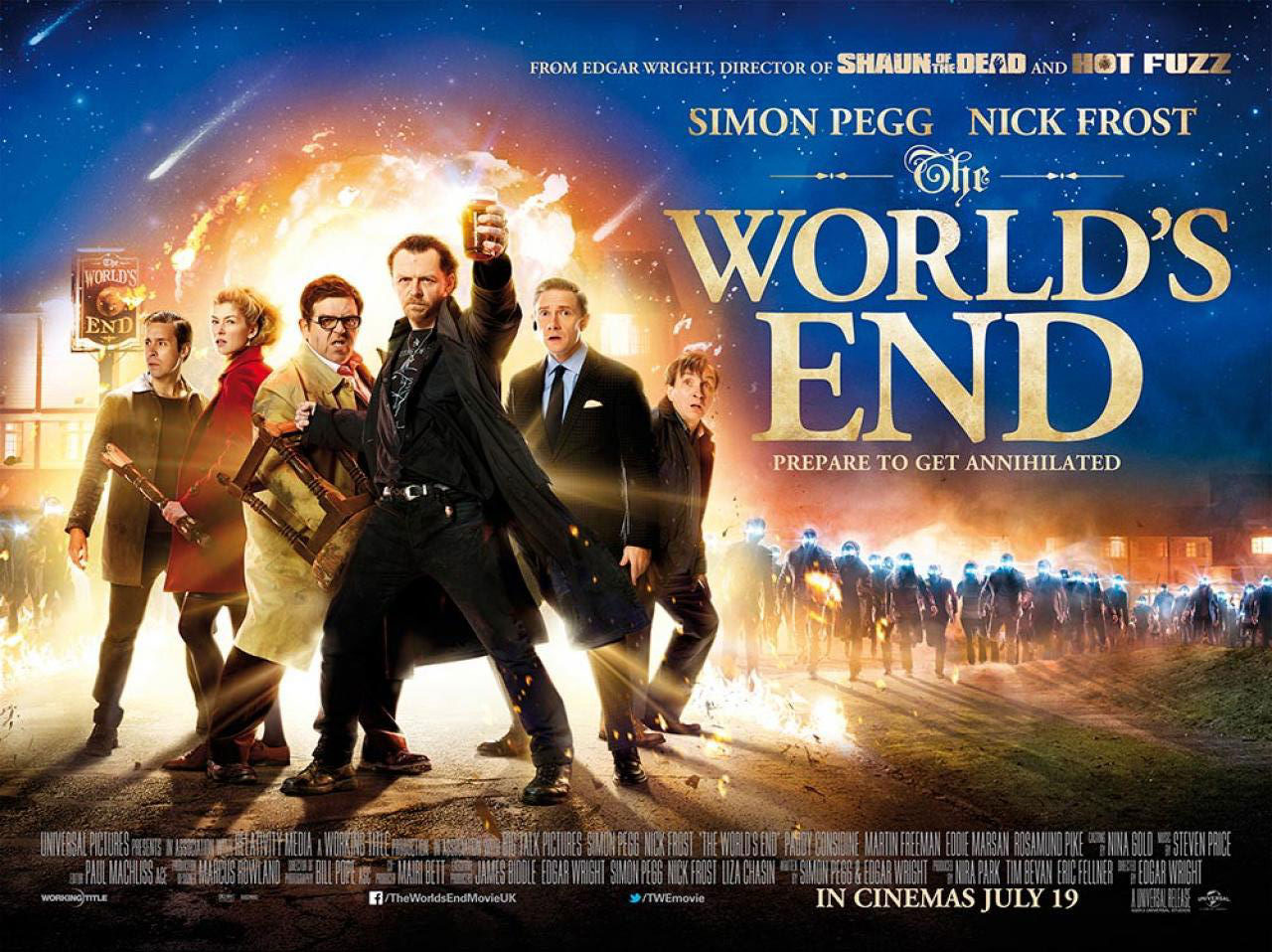 The Worlds End uk quad poster 2 XL